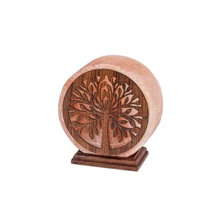 Igdrasil -Lámpara de Sal - E14 1xMAX15W - L7cm - H16cm - D15cm   RABALUX - 1