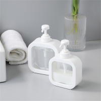 Dispensador De Jabón Portátil Para Baño 500/300ml Reutilizable Para Loción Champú Gel De Ducha Soporte De Viaje Botella De Bomba De Baño Material Plástico - details 5