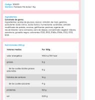 VIDAL Fantasía Mix bolsa de 1Kg aprox 157 uds compuesto por las chuches clásicas fresas silvestres, dedos, huesos, huevos fritos y besos twist. sabor Fresa,nata y frambuesa sin gluten  sin grasa sabor original Vidal garantizado - details 5