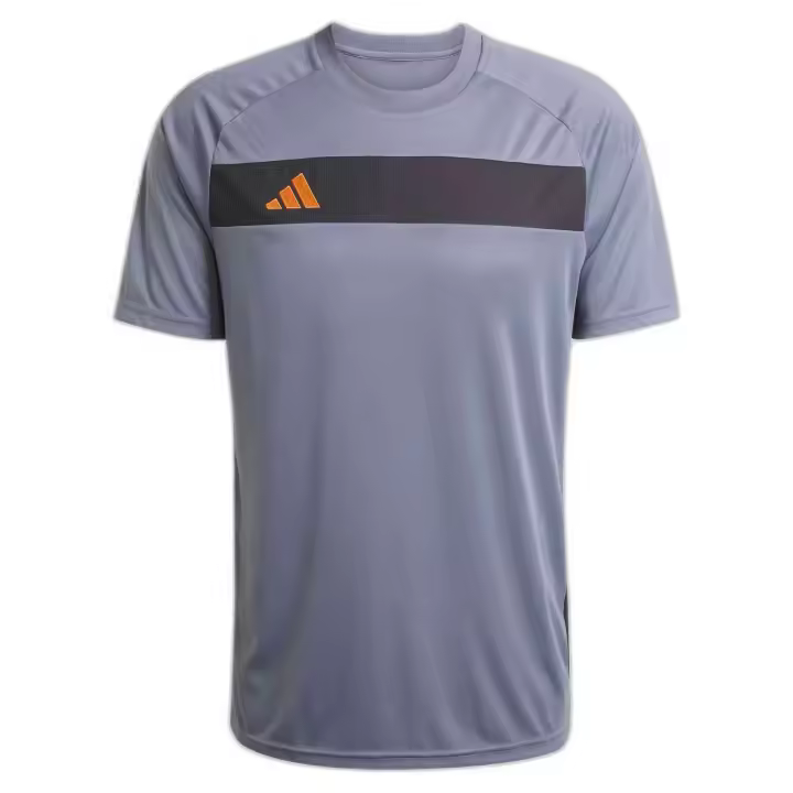 Camiseta de Manga Corta Adidas Tiro Es para hombre en color gris - 1