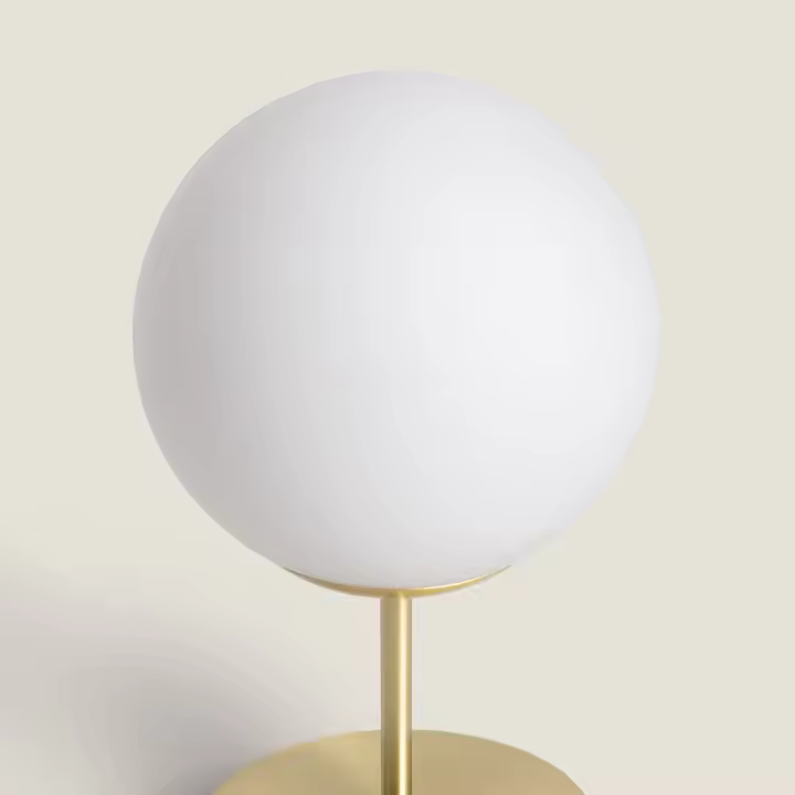 Ledkia Lámpara de Mesa Moonlight ILUZZIA - Diseño Elegante y Vintage con Acabados de Máxima Calidad - 1