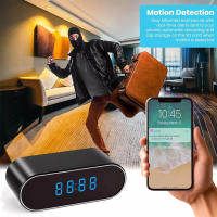 Cámara Mini Con Función De Reloj Visión Nocturna Y Batería De Almacenamiento Recargable Activada Por Movimiento/PIR Elenxs 1080P Full-HD - details 2