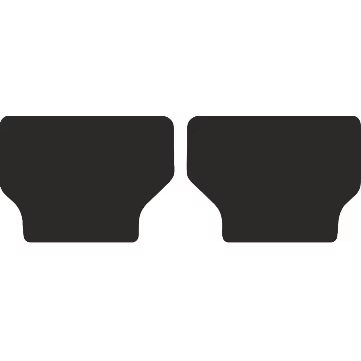 Alfombrillas traseras para BMW 5 E60 velcro sedán 2003-2010 - 1