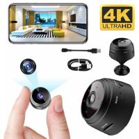 REMAKE Mini Sala para uso en interiores y exteriores, Cámara espía inalámbrica with WiFi HD 4K, resolución ajustable, Cámara de Vigilancia con Visión Nocturna Y - details 0