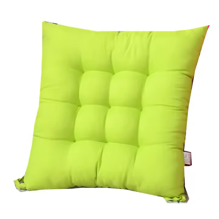 Almohadillas de asiento de silla de color sólido - 1
