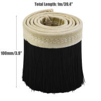 Cubierta De Polvo De Níquel De 70mm/100mm Cepillo Para Aspiradora Accesorio De Engrapado Máquina CNC Total Longitud 1M Material Nylon - details 5