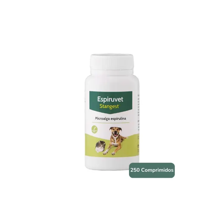 STANGEST - Espiruvet - Alimento Complementario para Perros y Gatos de Microalga Espirulina - 1