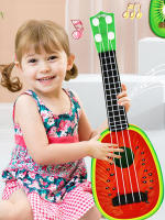 Ukelele Mini De Plástico Estilo Fruta Instrumento De Cordas Para Principiantes Juguete Divertido Para Niños Dibujo Animado Educativo TMZ - details 1