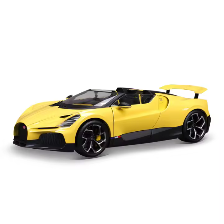 Nueva Bburago 2024 Modelo Miniatura De Coche Diecast De Aluminio 1:18 Bugatti W16 Mistral Juguete Deportivo Para Regalo De Navidad - 1