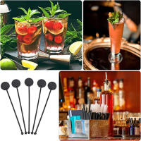 Varita De Mezcla De Cocktails En Espiral Para Bebidas Barra Eco-amigable Plástico Negro Herramientas De Barra KKYFMM - details 5