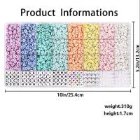 Kit De Hacer Pulseras Con Cuentas De Arcilla Polimérica 3860pcs En 8 Colores Pastel Para Niñas Y Adultos Para Joyería DIY Amistad Pulseras - details 2