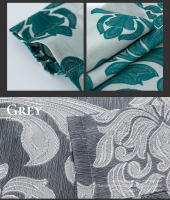 Valance De Lujo Con Tejido Jacquard Para Sala De Estar Cortinas Cortas De Pared Para Cocina Decoración De Hogar 1 PC Moderno Floral - details 11