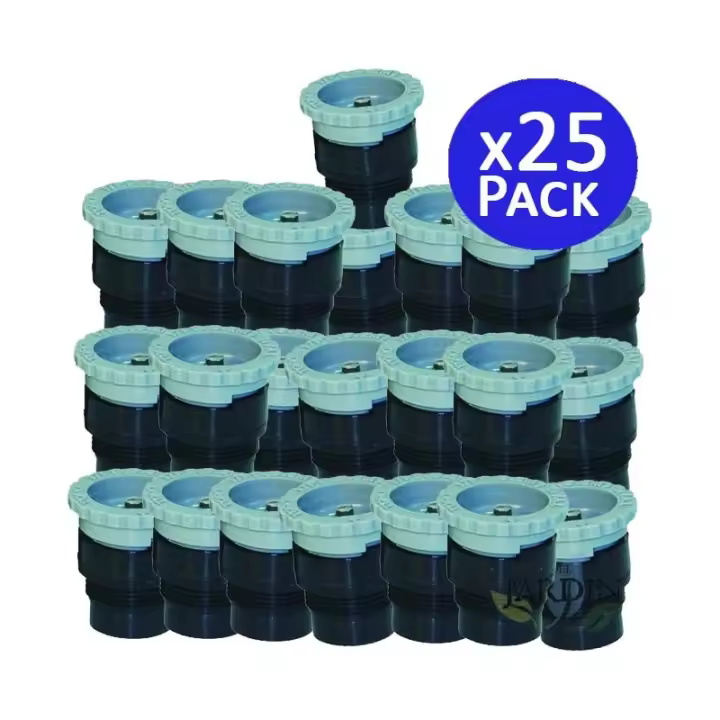 TORO Pack 25 Tobera para difusores de riego Toro T-VAN17 | Alcance 5,20 m | Boquilla Rosca Macho | Angulo Ajustable - 1