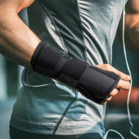 1PCS Soporte De Muñeca Para Tunnel Carpal Con 2 Correas Y Splint Metálico Estabilizador Alivia La Tenosinovitis Y Artritis - details 13