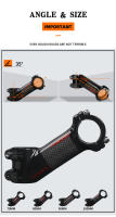 Toseek Tornillo De Bicicleta Ultraligero De Carbono Y Aluminio Para MTB Y Carretera 31.8mm Longitudes Disponibles De 70/80/90/100mm - details 6