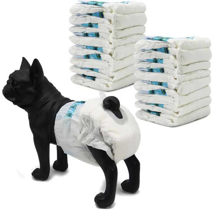 Pañal para Perro Sanitarios Mascotas Desechables Hembra Cachorro ​Entrenamiento Súper Absorbente Braguita Higiénica 6 Tamaños Elegir BPS-2180 - 1