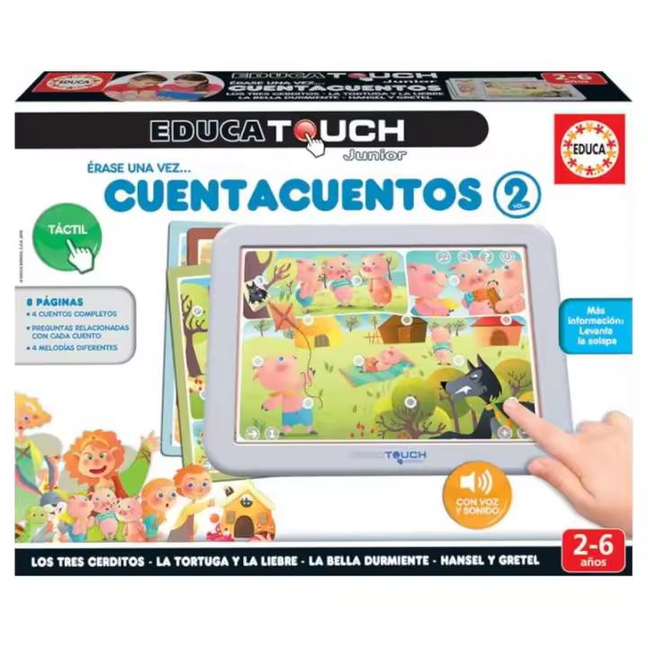 Juego Educativo Infantil Educa Touch Junior Cuenta Cuentos 2 - Educa - 1