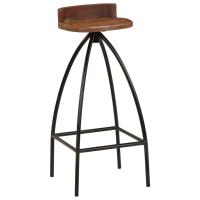 vidaXL Taburetes de cocina 2 unidades madera maciza reciclada - details 1