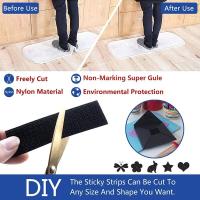 Cinta Adhesiva De Velcro Con Fuerte Adhesivo 25M/Roll Para DIY Artesanía Nylon Fabric Hook Loop Strips Cinta Mágica Pegajosa - details 8
