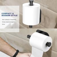 Toilet Roll Holder Self Adhesive, SUS 304 Stainless Steel Wall Mounted Toilet Paper Holder for Bathroom,Toilet, Kitchen,- No Drilling - details 0