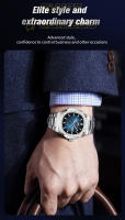 Reloj De Cuarzo Para Hombre 2024 Lujo Resistente Al Agua 3ATM Cronógrafo Deportivo Acero Inoxidable Con Fecha Reloj De Mano Para Hombres - details 3