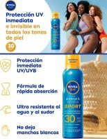 NIVEA SUN FP30 Spray Bruma Sport Protege y Refresca 200 ml. Protección alta - Pack ahorro de 3 unidades (total 600ml) - details 0