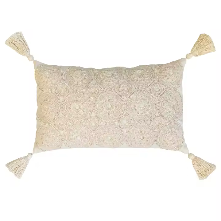Cojín Cord Tassels Bordado 30x50 cm - 1