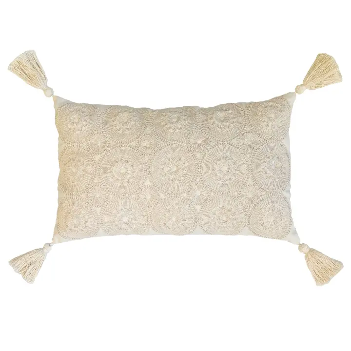 Cojín Cord Tassels Bordado 30x50 cm - 1
