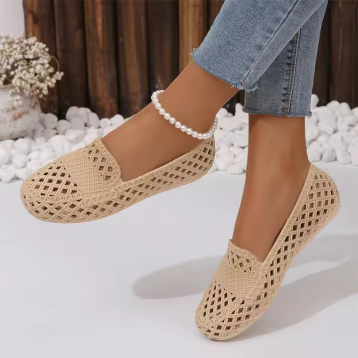 Sandalias Planas De Verano Para Mujer Estilo Casual Con Capa De Dedo Y Antideslizante Cómodas Y Moda Suela De Goma Talla Verdadera - 1