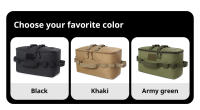 Bolsa De Almacenamiento Para Tanque De Gas Para Camping Exterior Grande Con Herramientas De Tierra Kit De Cocina Y Utensilios Para Picnic - details 5