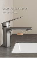 Grifo De Cocina En Acero Inoxidable Para Lavabo Y Baño Con Agua Caliente Y Fría Mezclador De Baño Armario Basin - details 1