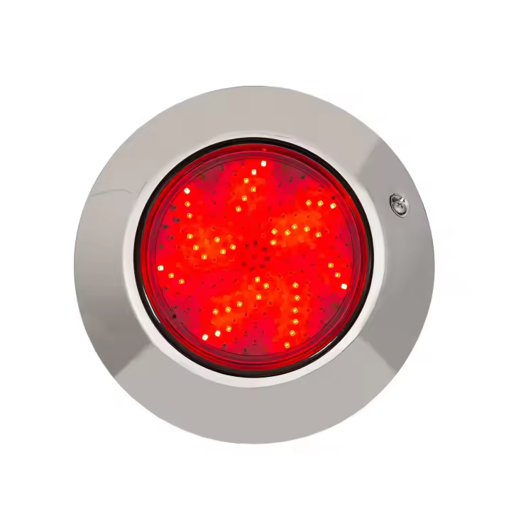 Ledkia Foco Piscina Superficie LED RGBW Sumergible 12V DC IP68 Acero Inoxidable 12W RGBW - 1
