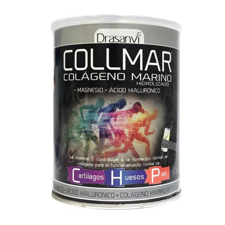 Collmar colágeno marino hidrolizado + magnesio sabor vainilla 300 gr - 1