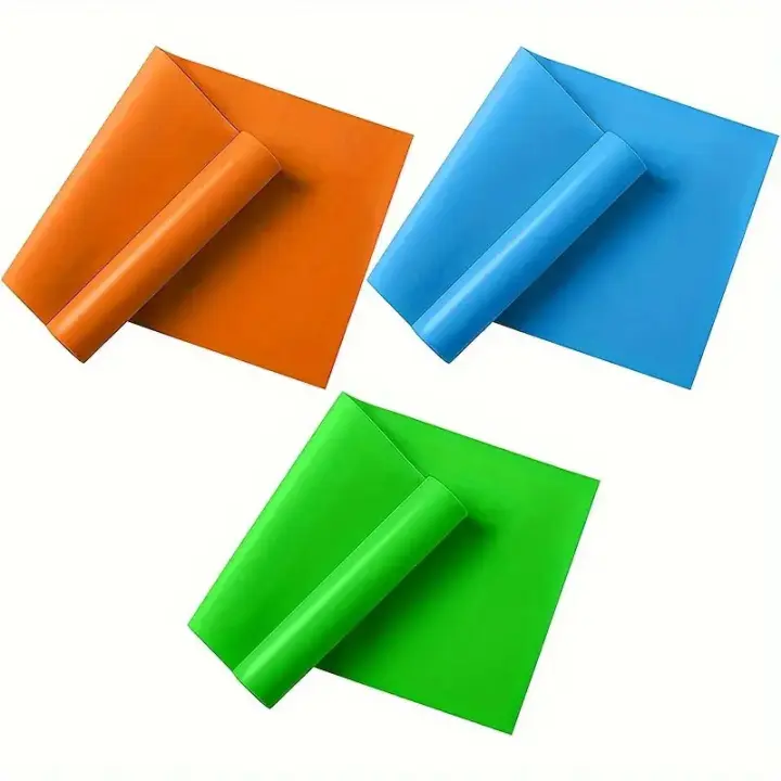 3pcs/set Cinturón De Yoga Elástico Para La Tensión Resistencia Bandas De Fitness Para Hombres Y Mujeres Entrenamiento De Fuerza Estiramiento De Yoga - 1