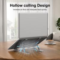 Soporte Portátil Para Laptop De Aluminio Compatible Con Macbook Air pro Accesorios De Soporte Para Computadora Plegable Base Para PC - details 3