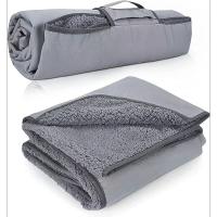 Manta De Camping Impermeable Y Lavable 1 Pieza Manta Portátil Para Exteriores Y Aventuras Al Aire Libre Tejido De Poliéster Grueso - details 5