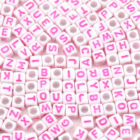 100pcs Cuentas De Letras Cuadradas 6mm Negro Y Oro Aleación De Acrílico Para Manualidades Y Creación De Joyas DIY - details 33