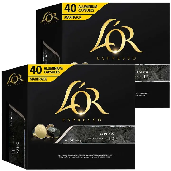 Onyx L'OR 80 Cápsulas Maxi Pack compatibles nespresso - 1