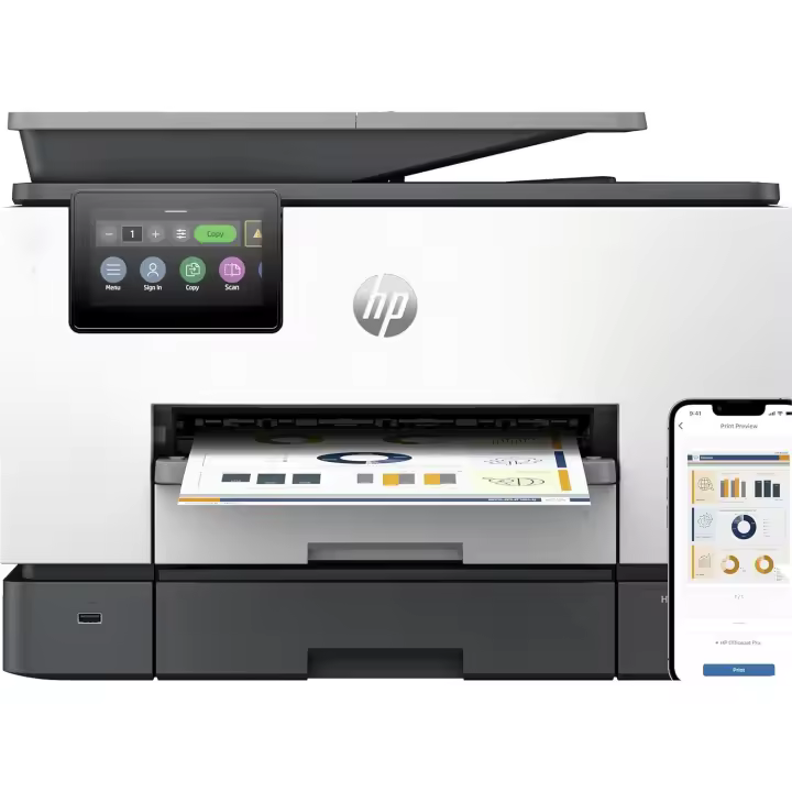 Multifunción HP Officejet Pro 9130b WiFi/ Fax/ Dúplex/ ADF/ Blanca - 1