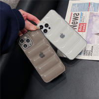 Funda Puffer Transparente Para iPhone Shockproof Antisuciedad Y Antideslizante Cubierta Suave Para Parejas Compatible Con Modelos 15 14 13 12 11 pro Max XR X XS 7 8 plus - details 3