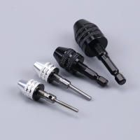 Chorro De Batea Sin Llave Para Taladro Adaptador De Rosca Hexagonal Convertidor Herramienta Tres Mandíbulas Para Mezclador Eléctrico - details 8