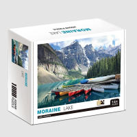 Rompecabezas De 1000 Piezas Moraine Lake Para Adultos Juegos De Familia Divertidos Puzle De Piso Educativo Para Niños Decoración Del Hogar - details 6