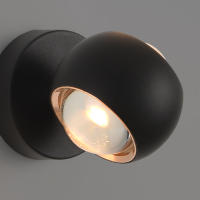 Lámpara De Pared Moderna De Lujo Para Dormitorio Con Cuerpo De Metal Templado Y Lente De Acrílico Luz LED Rotativa Nordic Sconce Iluminación Para Dormitorio Comedor Foyer Estudio - details 4