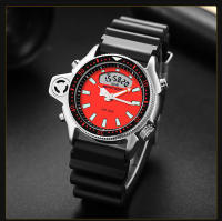 Reloj Deportivo Para Hombre SANDA Cuarzo Digital Resistente Al Agua Con Alarma Y Pantalla Dual Reloj Masculino De Moda Casual Material De Correa Resina Display LED Y Digital - details 18