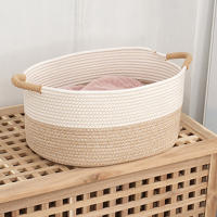 Cesta De Alambre Tejida Para Organizar Y Almacenar Cesta Portátil De Regalo Para Baño Hogar Jardín De Bebés Escritorio Libros - details 3