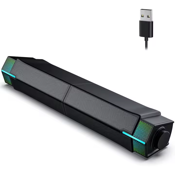 Altavoz de orden M28 Bluetooth Estéreo Alimentación por USB con Luz RGB - 1