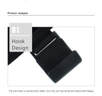 Garras De Levantamiento De Peso Con Apoyo De Muñeca Para Gimnasio Y Fitness Strap De Mano Para Agarres De Barra Y Pull-Ups Accesorios De Pesas - details 6