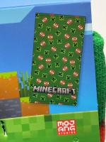 Toalla para Playa Piscina Minecraft  Oficial 70x140cm infantil de microfibra para niños - details 2