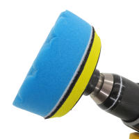4 Pcs Pads De Pulido De 4 Pulgadas 100mm Para Limpieza Y Cera Con Adaptador M10 Para Broca Eléctrica Y Polidor Automóvil Material De Lana Y Esponja - details 5