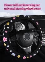 Funda De Volante Para Coche Para Mujer Sin Anillo Interior Antideslizante Y Transpirable De Alta Aesthetic Value Material Knitted - details 0